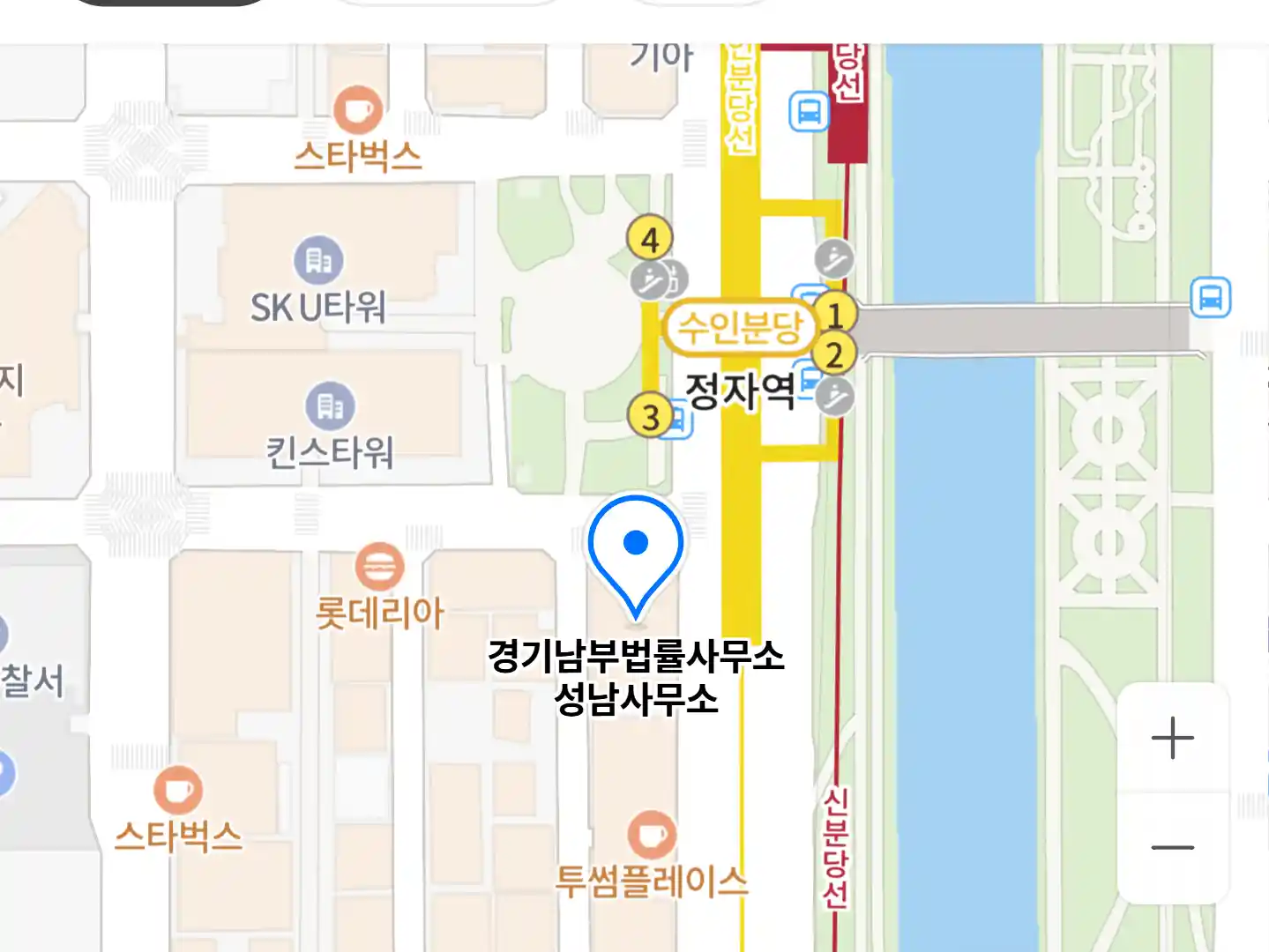 경기남부법률사무소 성남사무소 위치