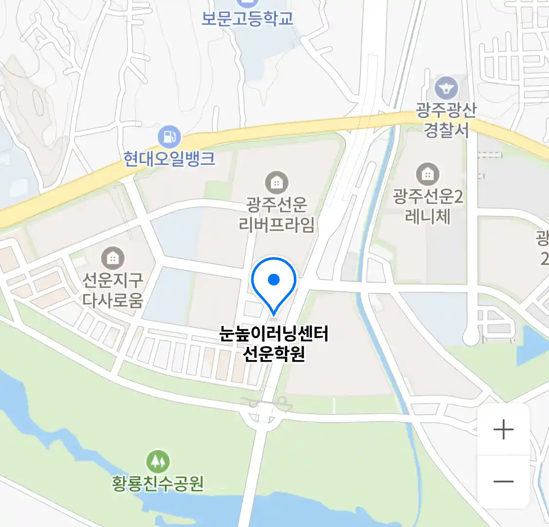 눈높이러닝센터 선운학원 위치