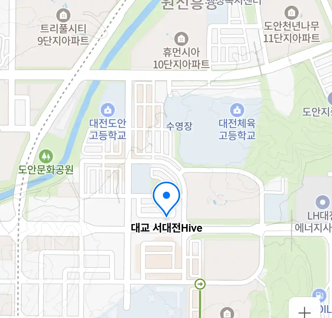 대교 서대전Hive 위치