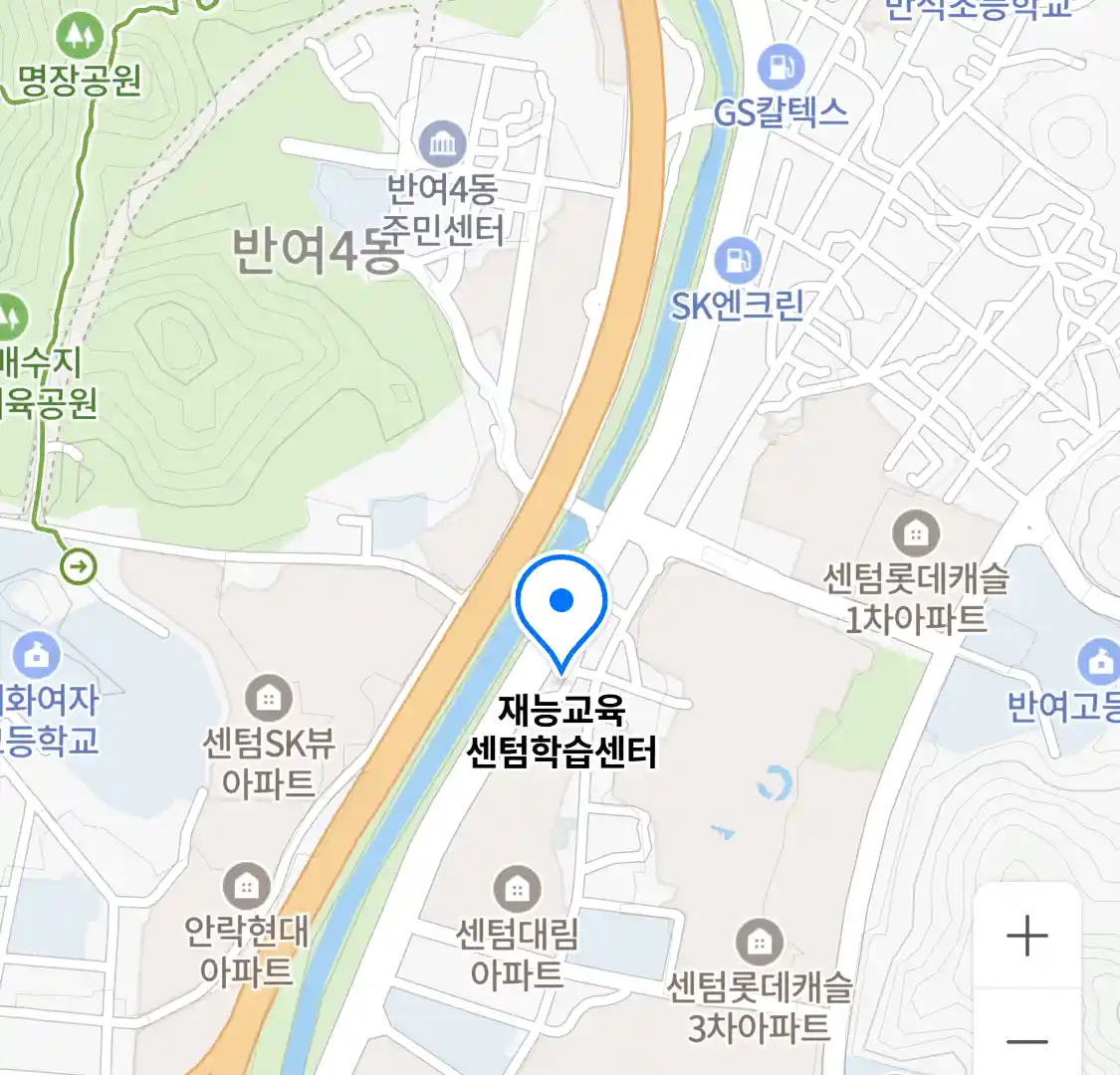재능교육 센텀학습센터 위치