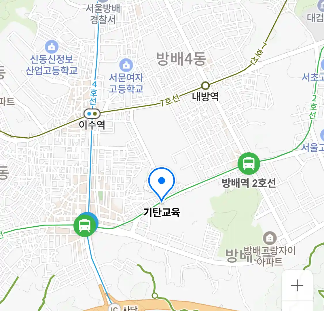 기탄교육 위치