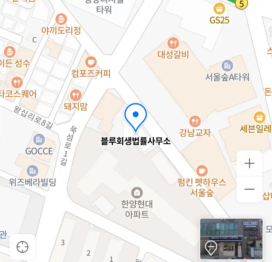 블루회생법률사무소 위치