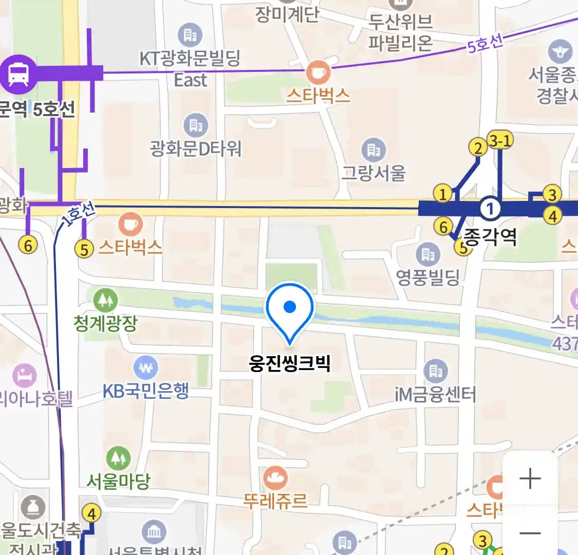 웅진씽크빅 위치