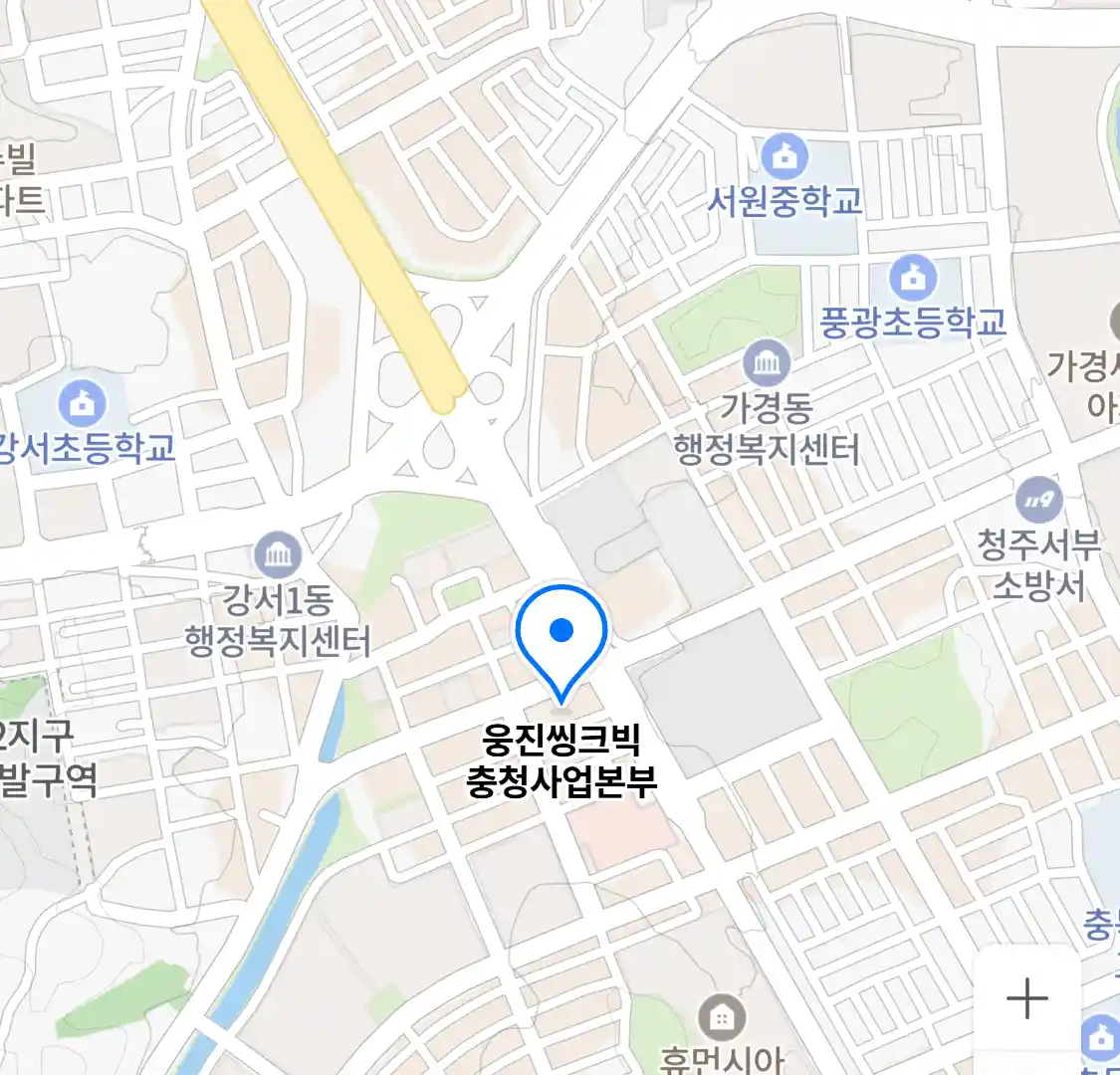 웅진씽크빅 충청사업본부 위치