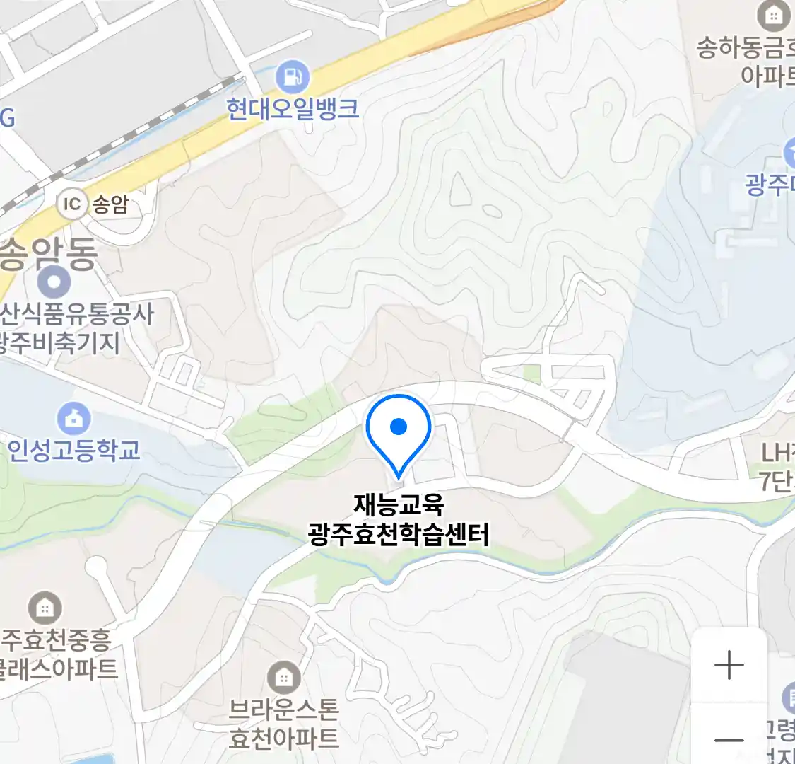 재능교육 광주효천학습센터 위치