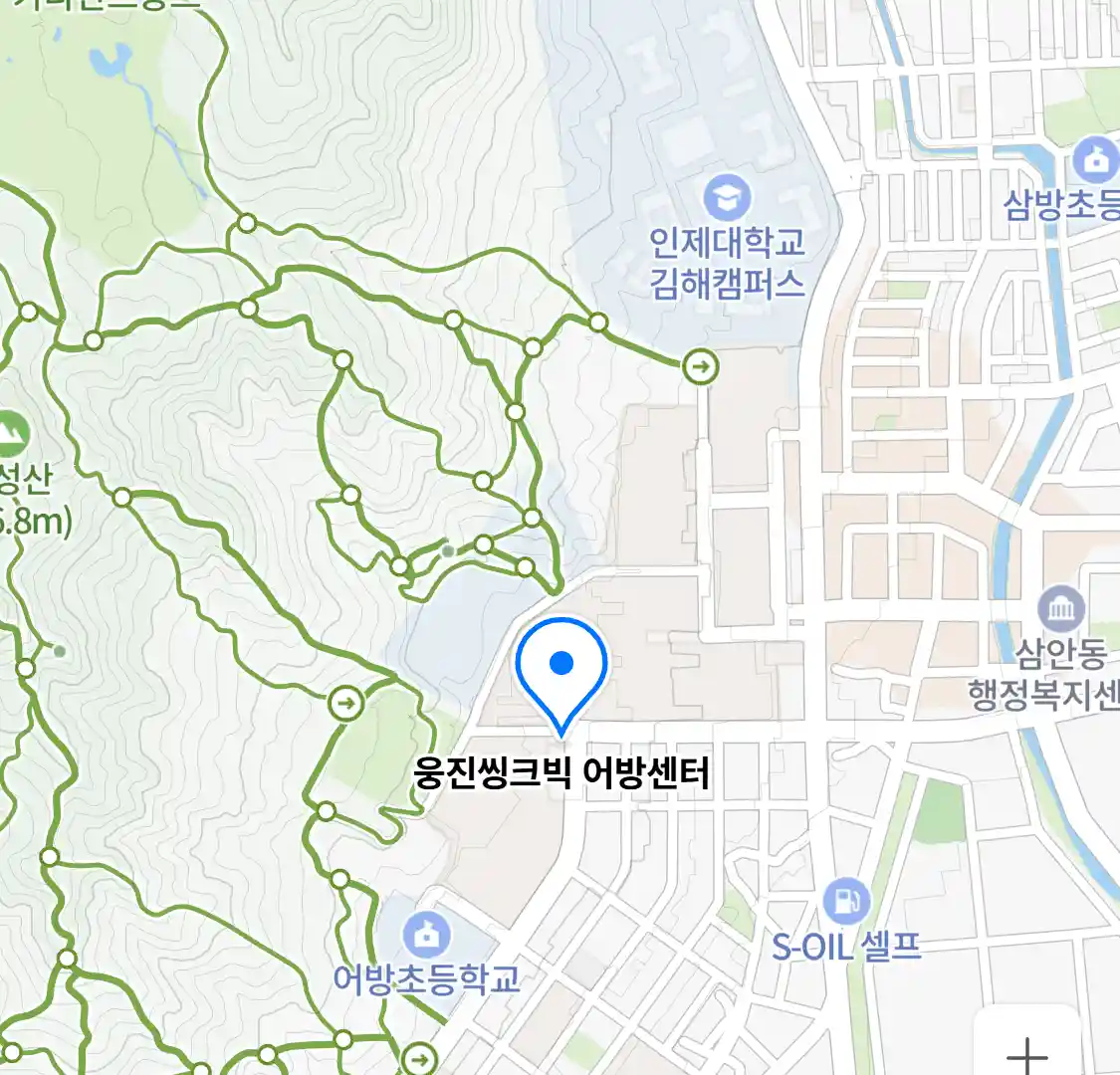 웅진씽크빅 어방센터 위치