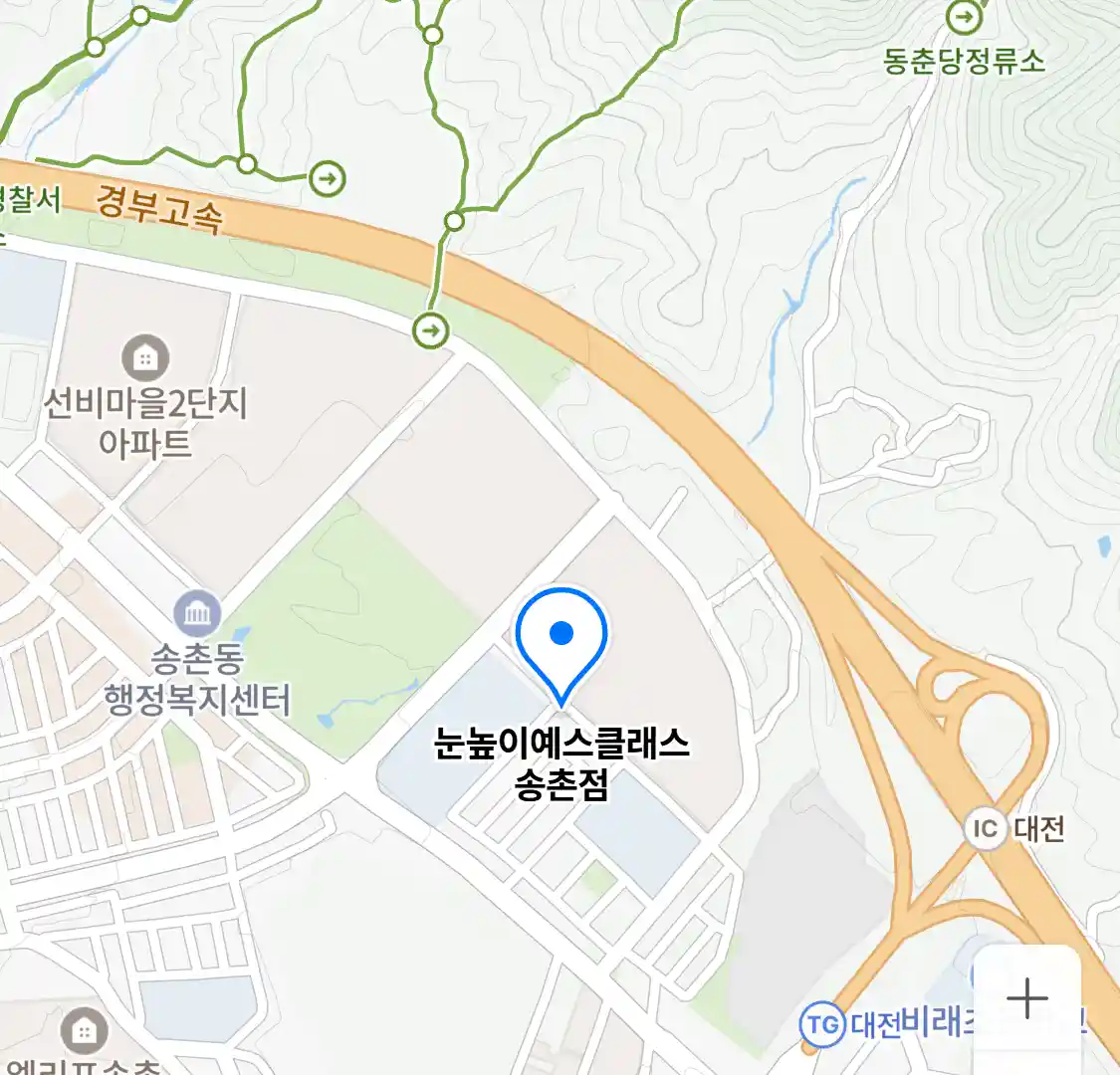 눈높이예스클래스 송촌점 위치