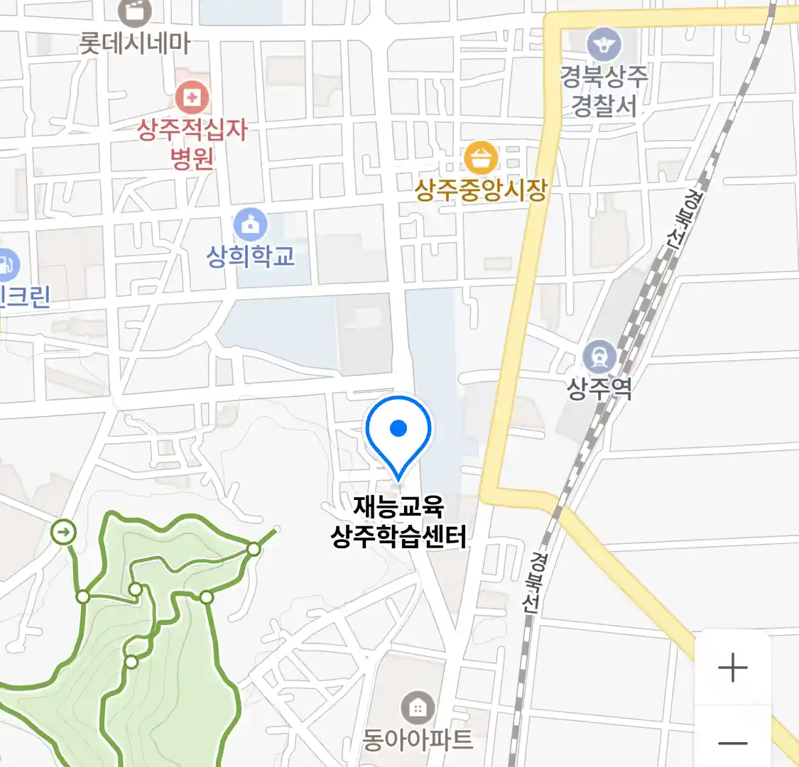 재능교육 상주학습센터 위치