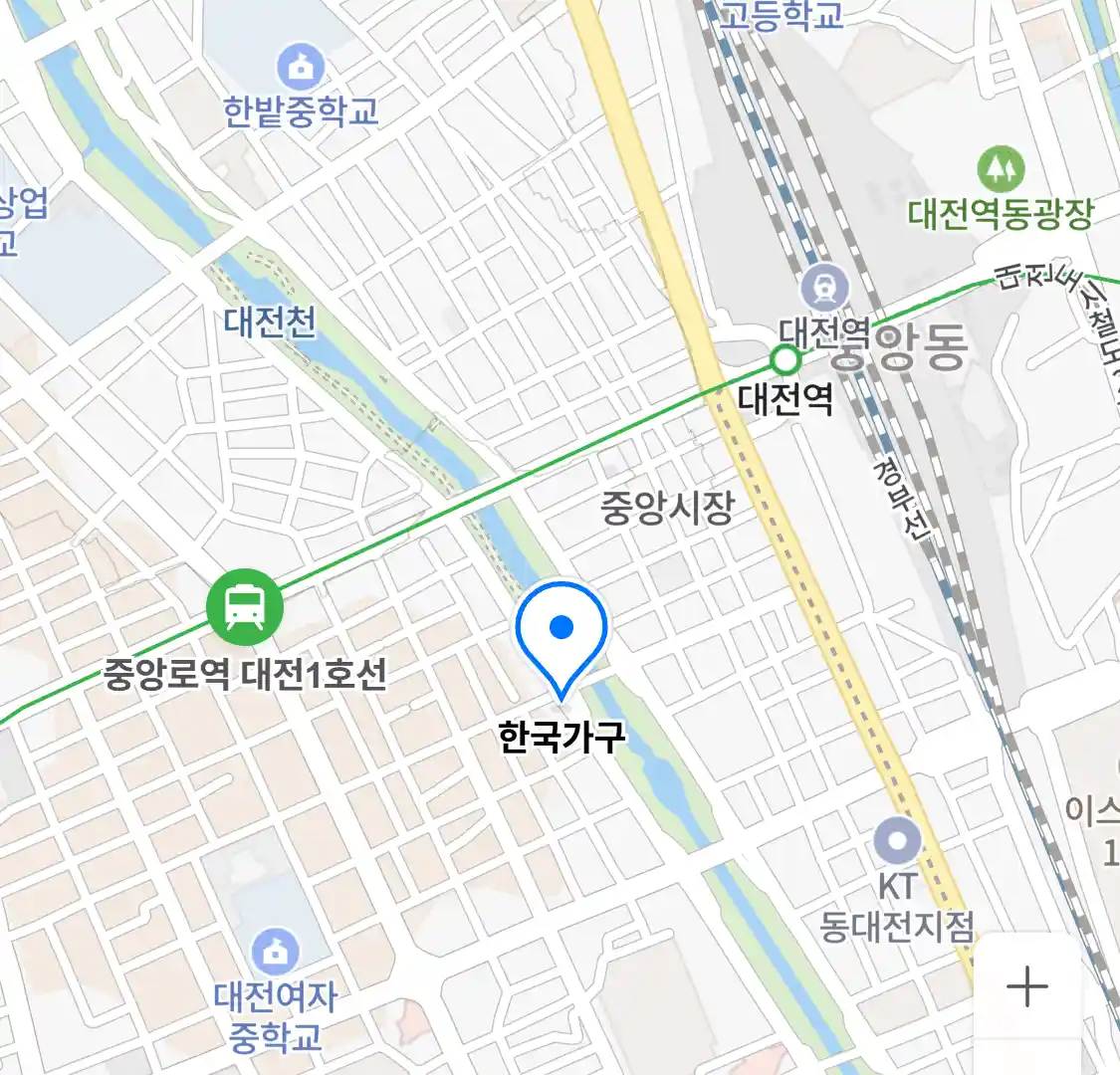 한국가구 위치