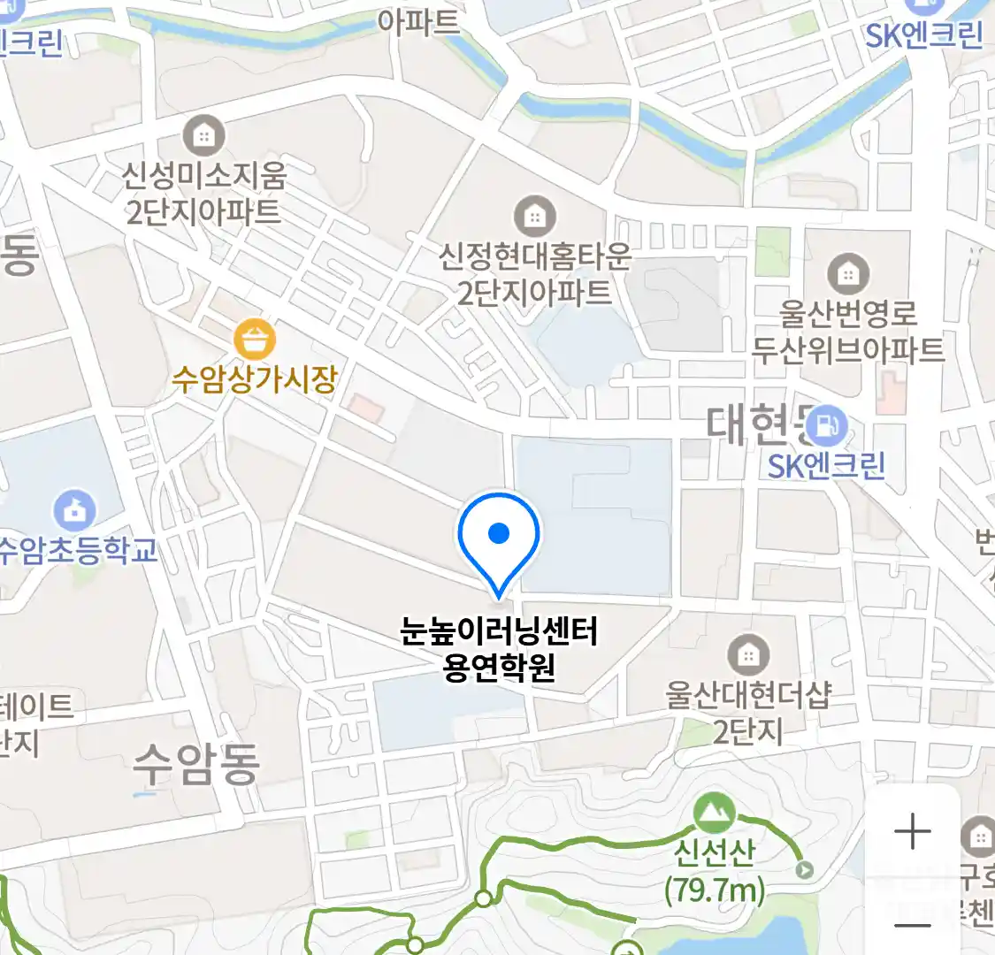 눈높이러닝센터 용연학원 위치