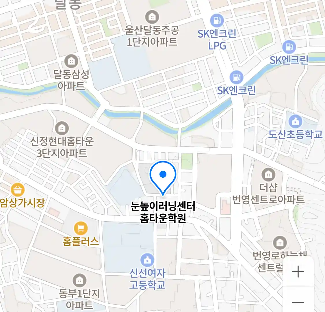 눈높이러닝센터 홈타운학원 위치
