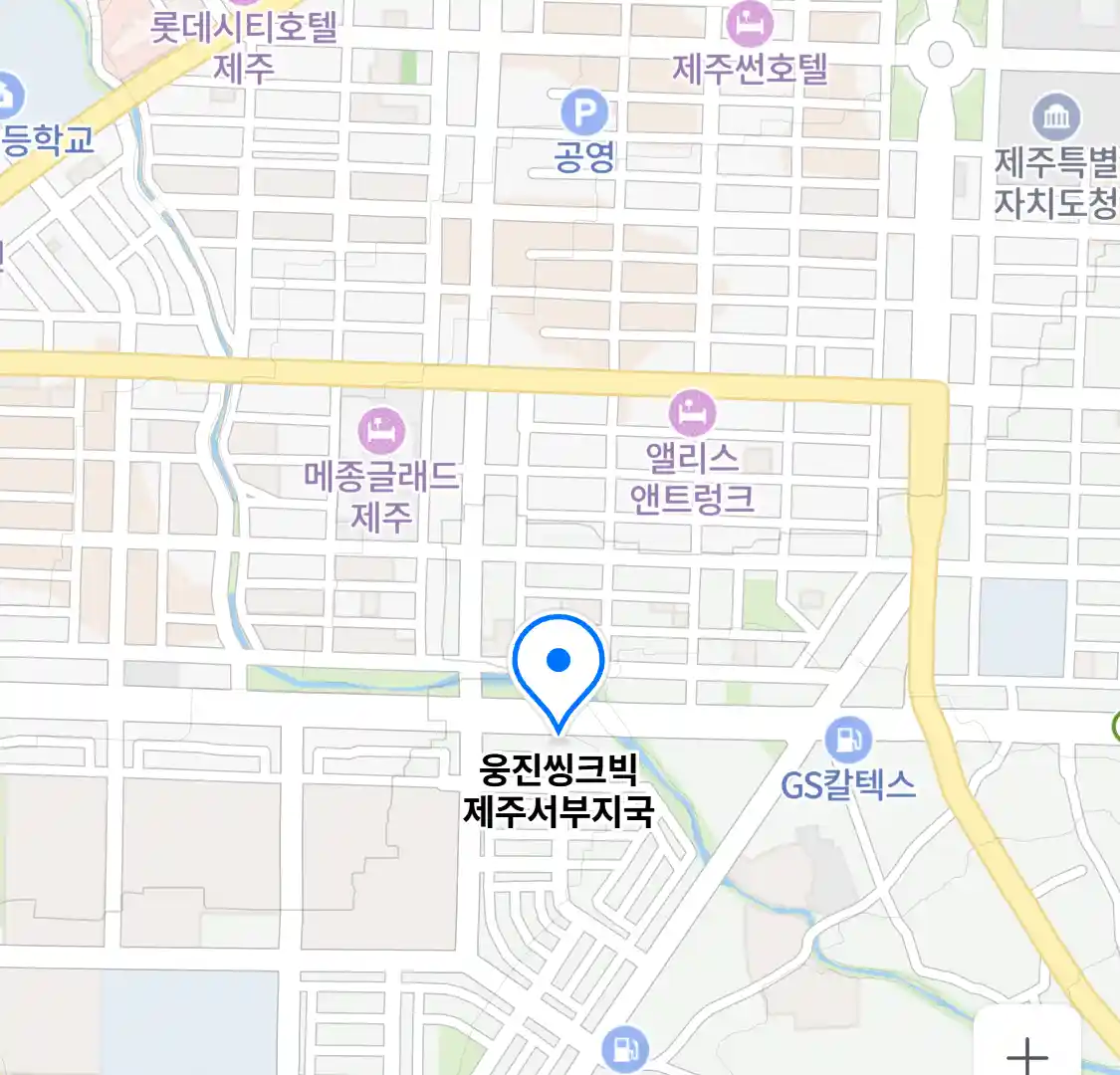 웅진씽크빅 제주서부지국 위치