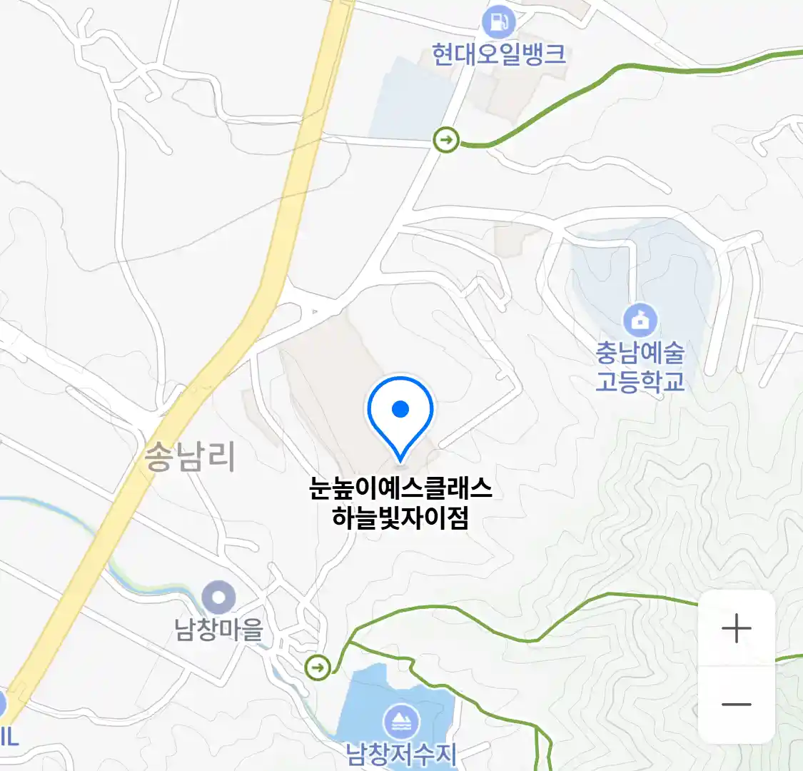 눈높이예스클래스 하늘빛자이점 위치